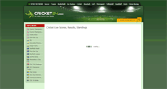 Desktop Screenshot of cricket24.com